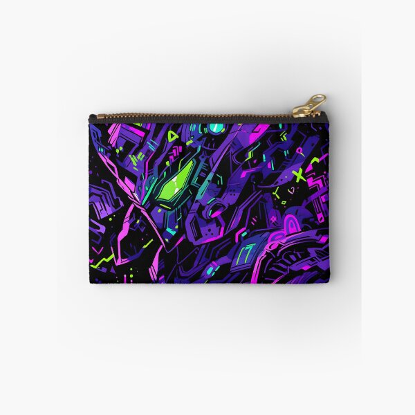 Artikelvorschau, Blacklight Anime Mecha Fluorescent Glow: Eine Cyber-Neon-Fusion futuristischer Welten – Kunstdruck 13 entworfen und verkauft von NoveltyVariety.