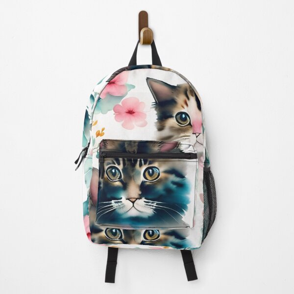 Item preview, cat watercolor seamless background Collage contemporary shapes seamless pattern design illustration designed and sold by gmm2000.
