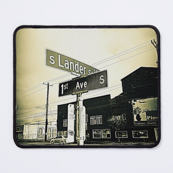 Item preview, 1st Avenue South & South Lander Street, Seattle, Washington by Mistah Wilson designed and sold by The Street Sign Store.