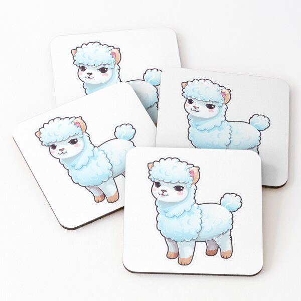 Item preview, Cute cartoon alpaca designed and sold by Stickermagician.