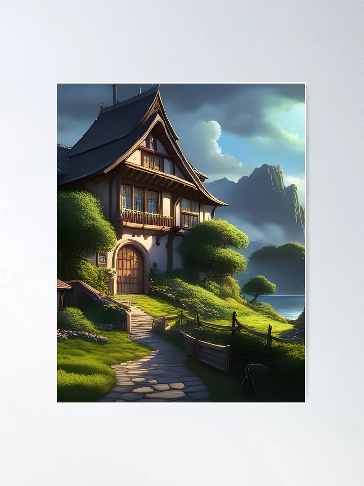 Vintage Anime Poster Studio Ghibli Poster Canvas Wall Art Picture Print  Painting for Home Wall Decor 12x18inch(30x45cm)