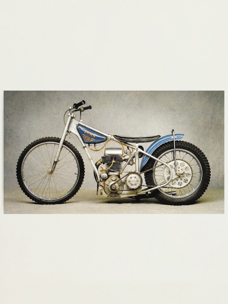 1966 Jawa Eso Speedway Racing Motorcycle Photographic Print