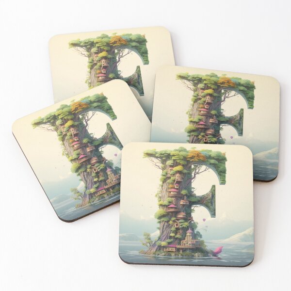 Item preview, Fantasy Nature Letter F designed and sold by WRabbitCreation.