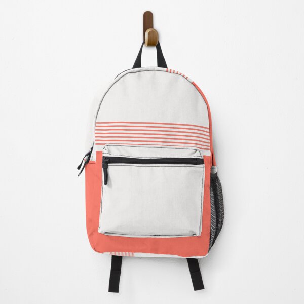 Item preview, Color Block Striped Woven Coral designed and sold by Ladies-Boutique.