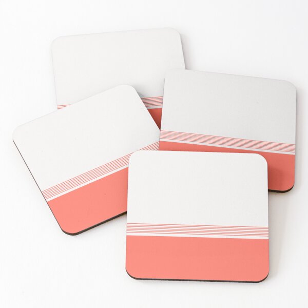 Item preview, Color Block Striped Woven Coral designed and sold by Ladies-Boutique.