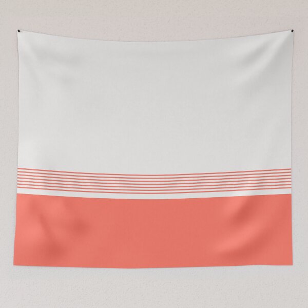 Item preview, Color Block Striped Woven Coral designed and sold by Ladies-Boutique.