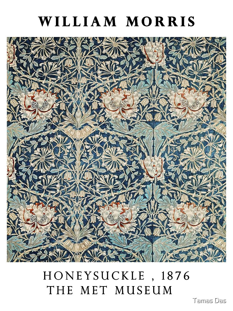 William Morris - Honeysuckle Poster