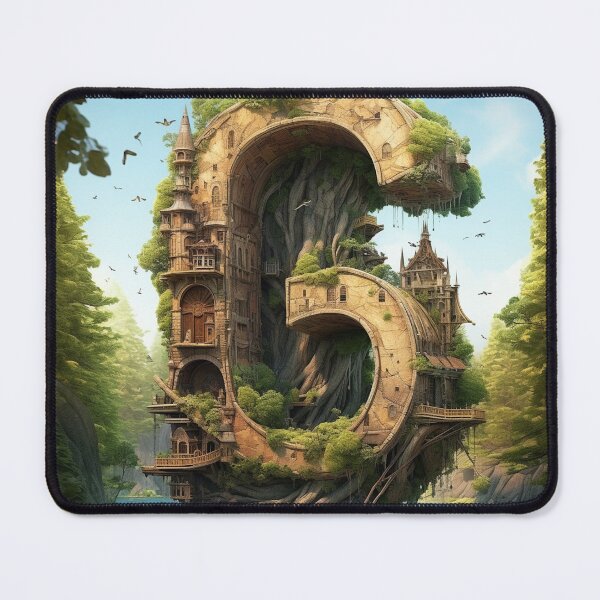 Item preview, Fantasy Nature Letter G designed and sold by WRabbitCreation.