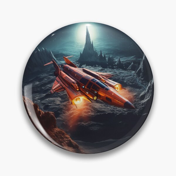 Item preview, Spaceship through the Rocky Universe designed and sold by martinhect0r.