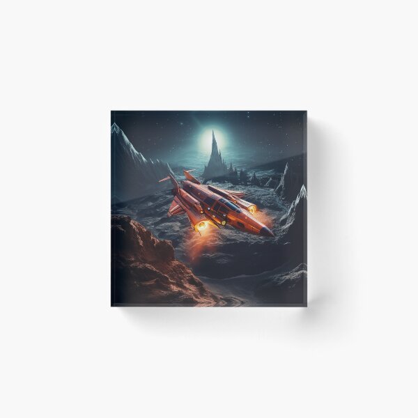Item preview, Spaceship through the Rocky Universe designed and sold by martinhect0r.