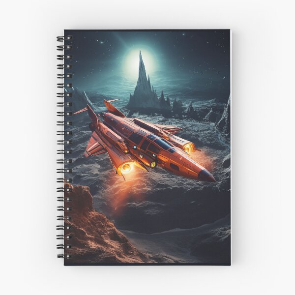 Item preview, Spaceship through the Rocky Universe designed and sold by martinhect0r.