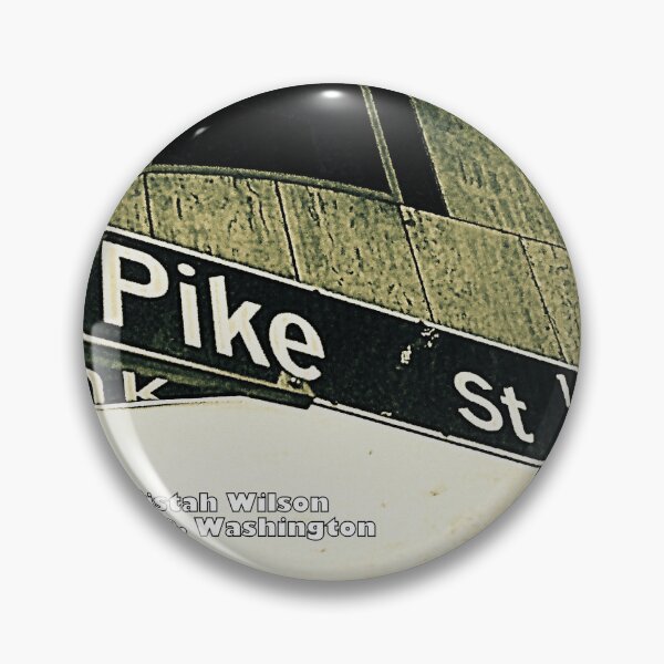 Item preview, Pike Street, Seattle, Washington by Mistah Wilson designed and sold by The Street Sign Store.