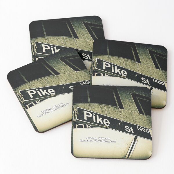 Item preview, Pike Street, Seattle, Washington by Mistah Wilson designed and sold by The Street Sign Store.