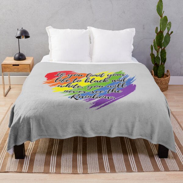 Item preview, If you limit your life to black and white, you will never see the Rainbow. designed and sold by LoujosDesign.