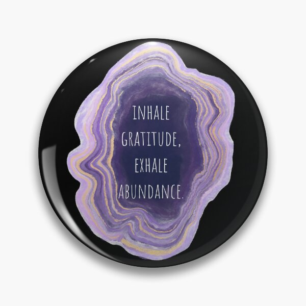 Item preview, Inhale Gratitude, Exhale Abundance designed and sold by patcci.