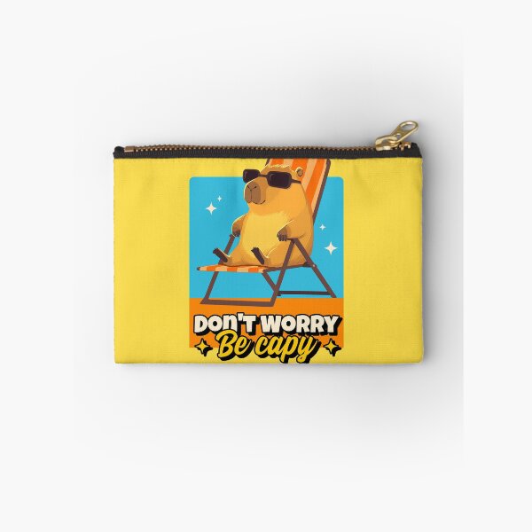 Item preview, Don't Worry, Be Capy // For capybara lovers. designed and sold by ImativaDesign.