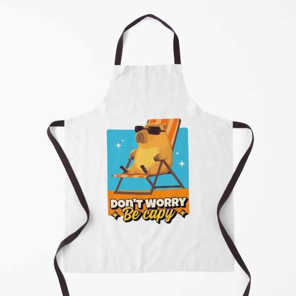 Item preview, Don't Worry, Be Capy // For capybara lovers. designed and sold by ImativaDesign.