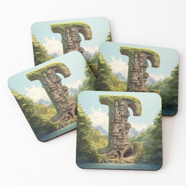 Item preview, Fantasy Nature Letter I designed and sold by WRabbitCreation.