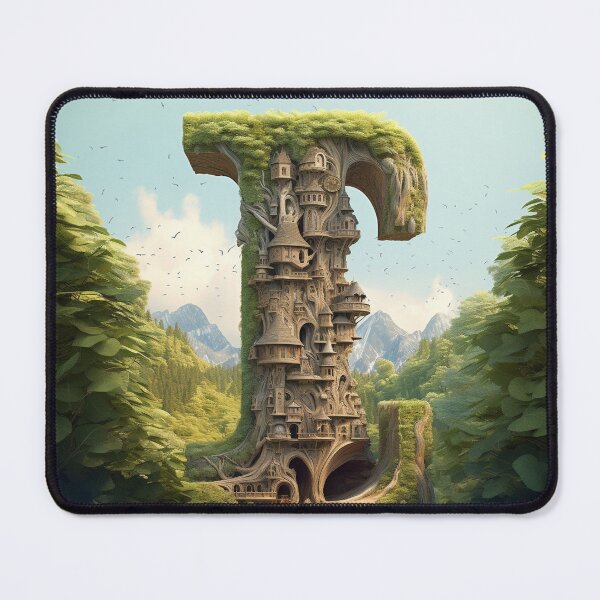 Item preview, Fantasy Nature Letter I designed and sold by WRabbitCreation.