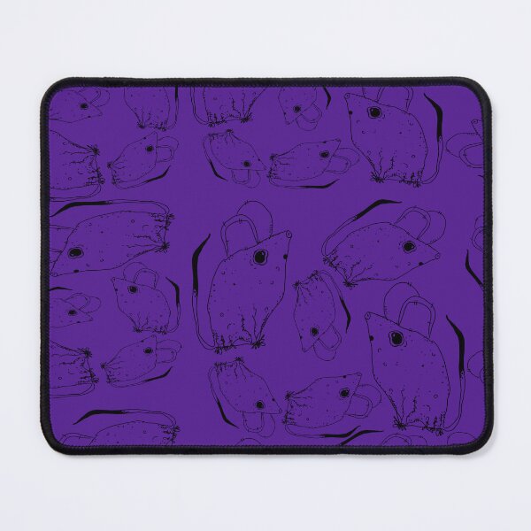 Item preview, TINY BUT MIGHTY BLACK x PLUM RODENT MOUSE designed and sold by GIVENGRACE.ART.