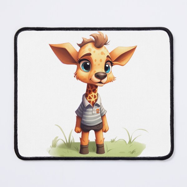 Item preview, Cute cartoon giraffe designed and sold by Stickermagician.