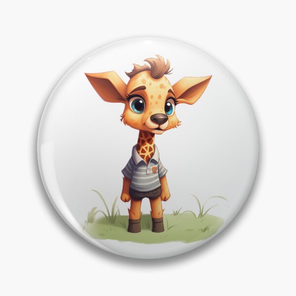 Artikelvorschau, Niedliche Cartoon-Giraffe entworfen und verkauft von Stickermagician.