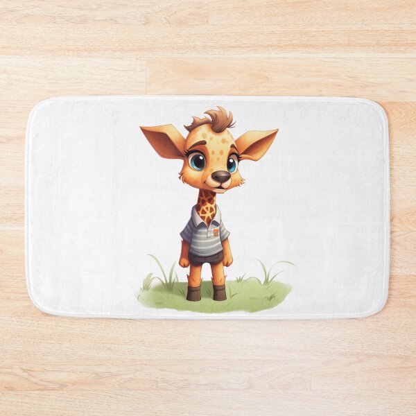 Item preview, Cute cartoon giraffe designed and sold by Stickermagician.
