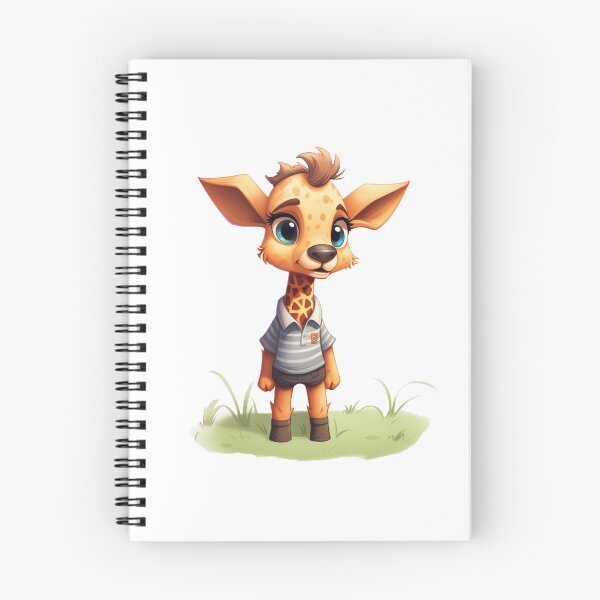 Item preview, Cute cartoon giraffe designed and sold by Stickermagician.