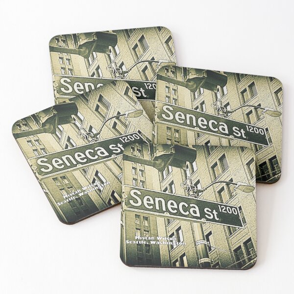 Item preview, Seneca Street, Seattle, Washington by Mistah Wilson designed and sold by The Street Sign Store.