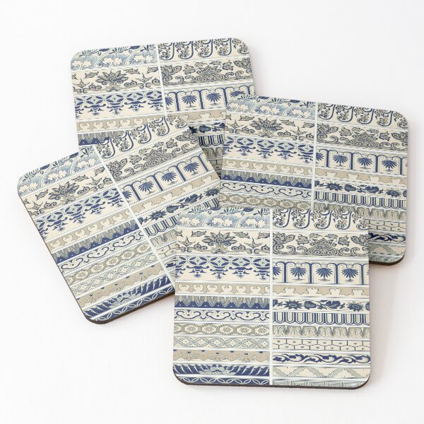 Item preview, Exquisite Beauty of Traditional Chinese Blue Flower Patterns designed and sold by Tamas Das.