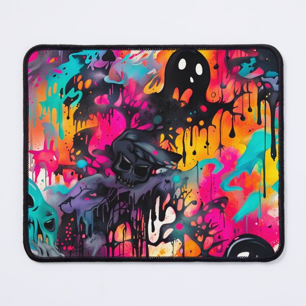 Item preview, Vibrant Abstract Ghostly Spooky Pattern designed and sold by WitchyWare.