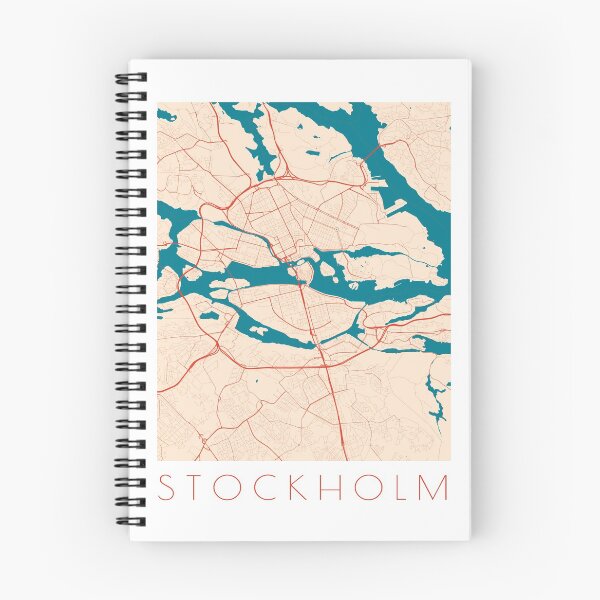 Item preview, Stockholm City Map Poster designed and sold by margindot.