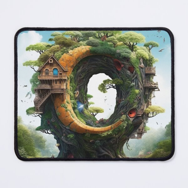 Item preview, Fantasy Nature Letter O designed and sold by WRabbitCreation.
