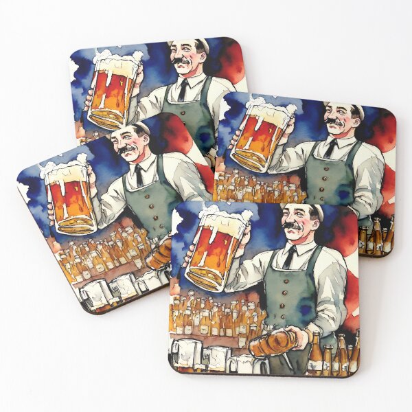 Item preview, Man with craft beer drawing, oktoberfest, beer designed and sold by TirrellColister.