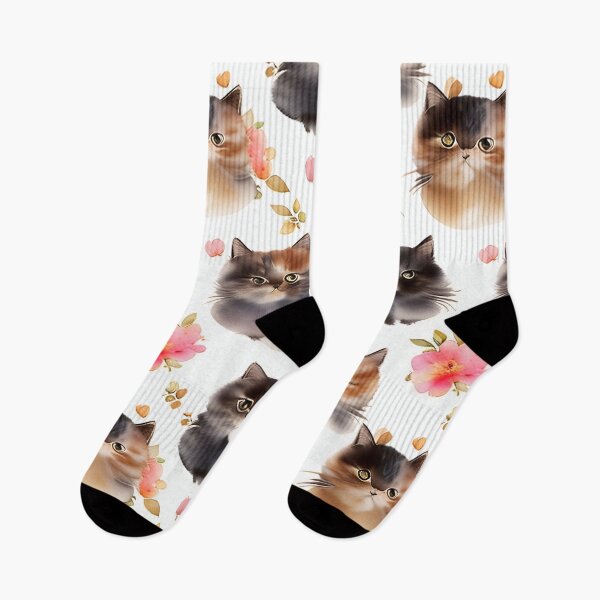 Item preview, cat watercolor seamless background  Collage contemporary  shapes seamless pattern design illustration  designed and sold by gmm2000.