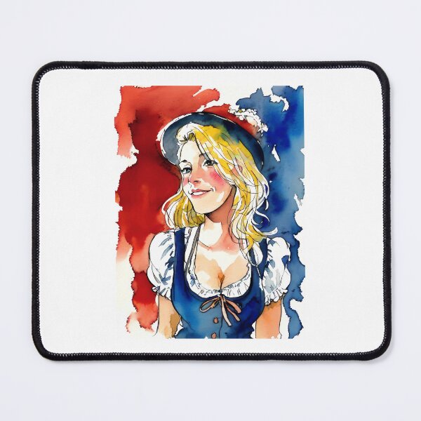 Item preview, Germany girl in oktoberfest portrait, oktoberfest, beer designed and sold by TirrellColister.