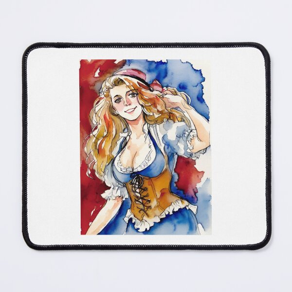 Item preview, Germany in traditional clothes portrait, oktoberfest germany girl, oktoberfest, beer designed and sold by TirrellColister.