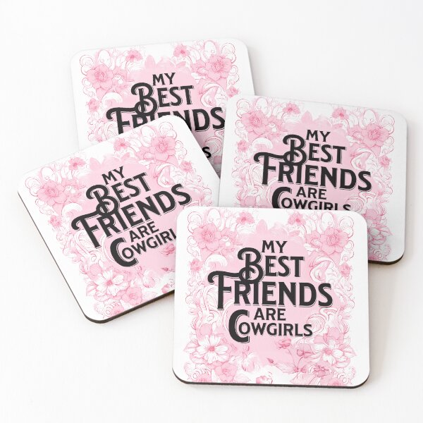 Item preview, Coastal Cowgirl Best Friends Pink designed and sold by DesignHausArt.