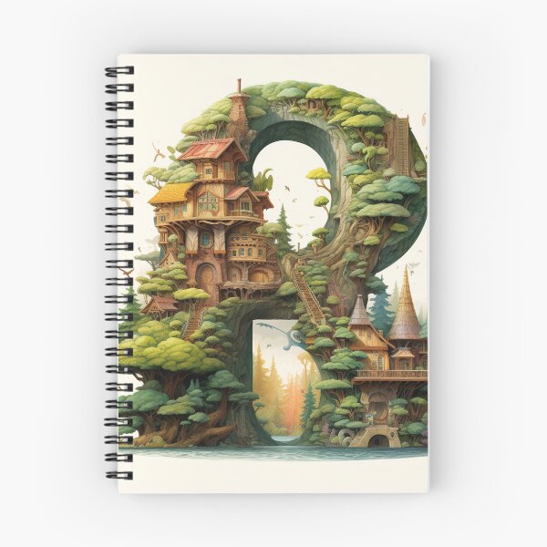 Artikelvorschau, Fantasie-Natur-Buchstabe R entworfen und verkauft von WRabbitCreation.