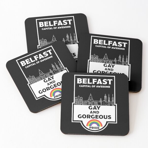 Item preview, Belfast Ireland LGBT - Gay Pride - Belfast Irish Rainbow designed and sold by happygiftideas.