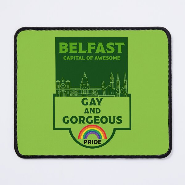 Item preview, Belfast Ireland LGBT - Gay Pride - Belfast Irish Rainbow designed and sold by happygiftideas.