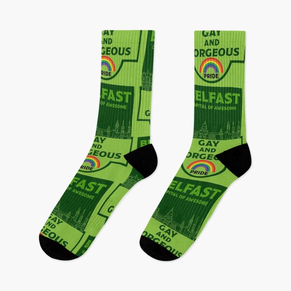 Item preview, Belfast Ireland LGBT - Gay Pride - Belfast Irish Rainbow designed and sold by happygiftideas.