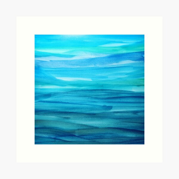 Cerulean Sea Art Print