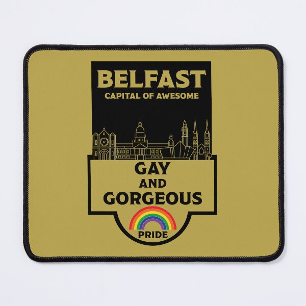 Item preview, Belfast Ireland LGBT - Gay Pride - Belfast Irish Rainbow designed and sold by happygiftideas.