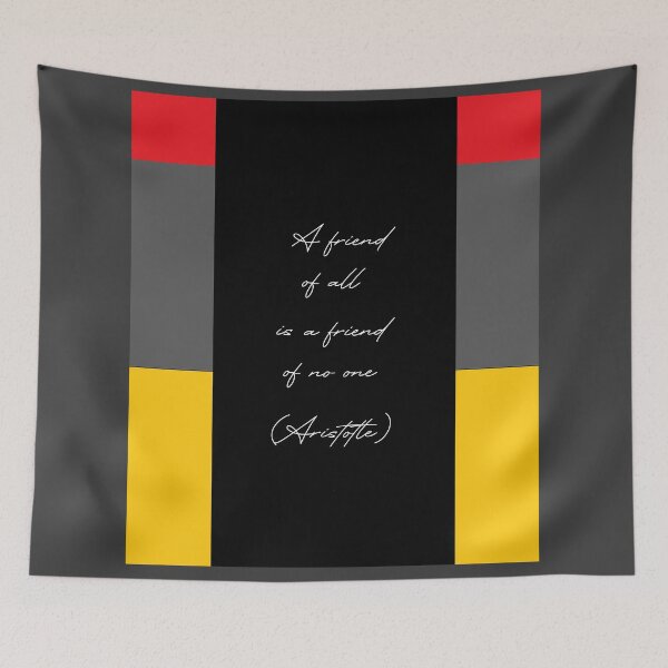 Item preview, A friend of all is a friend of no one (Aristotle) designed and sold by ROUGHSEA.