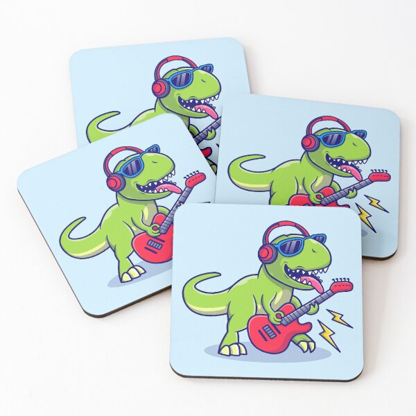 Item preview, Rockin' Dinosaur - A Musical Cartoon Adventure!" designed and sold by hjian8219.