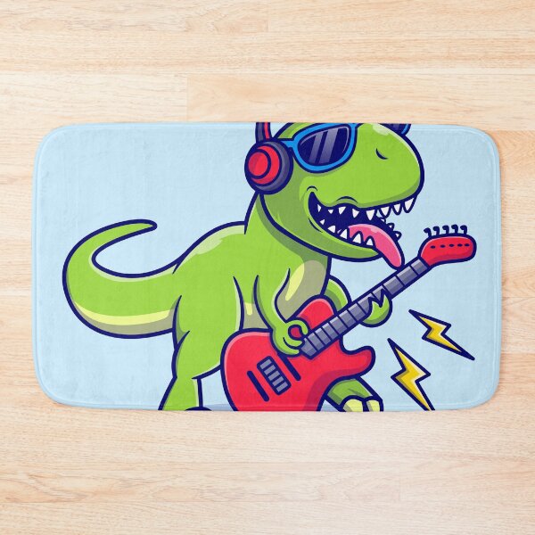 Item preview, Rockin' Dinosaur - A Musical Cartoon Adventure!" designed and sold by hjian8219.