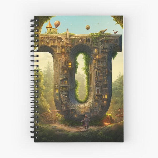 Artikelvorschau, Fantasie-Natur-Buchstabe U entworfen und verkauft von WRabbitCreation.
