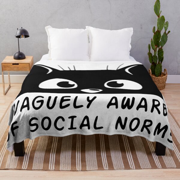 Item preview, Vaguely Aware of Social Norms designed and sold by EN-YJW.