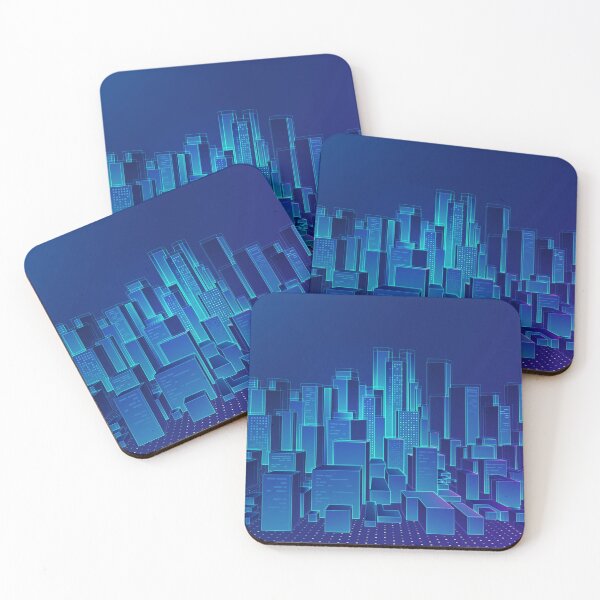Item preview, smart city virtual cyber buildings futuristic style designed and sold by NiamLab.